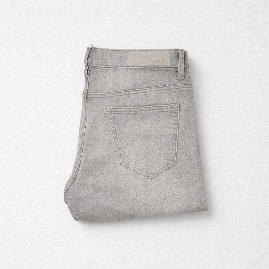 Celio Men’s Regular Fit Stretch Denim Jeans – Washed Grey