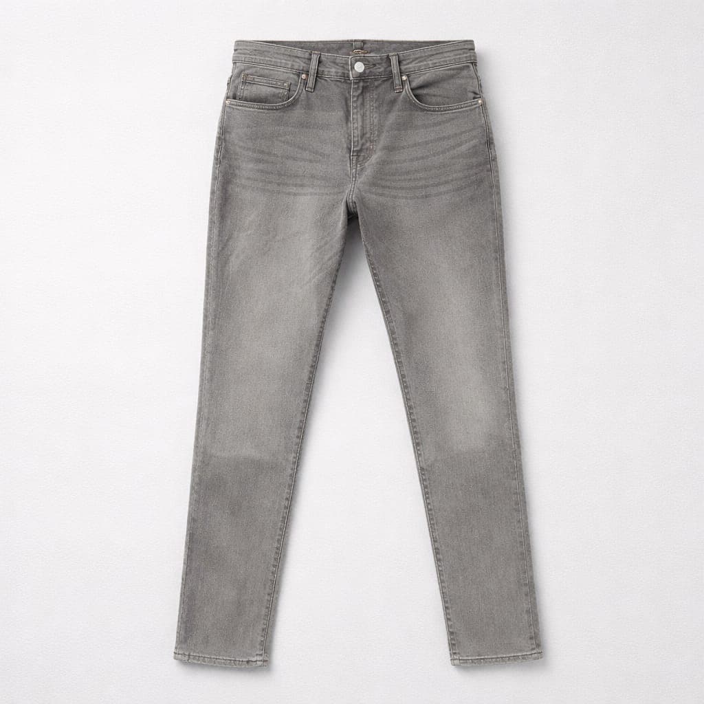 Celio Men’s Regular Fit Stretch Denim Jeans – Washed Grey