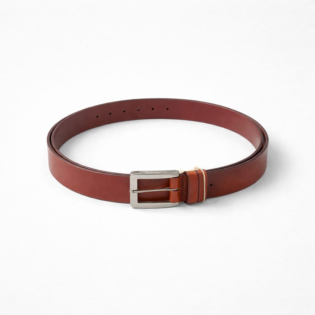 Diesel Premium Leather Buckle Belt For Men – Brown