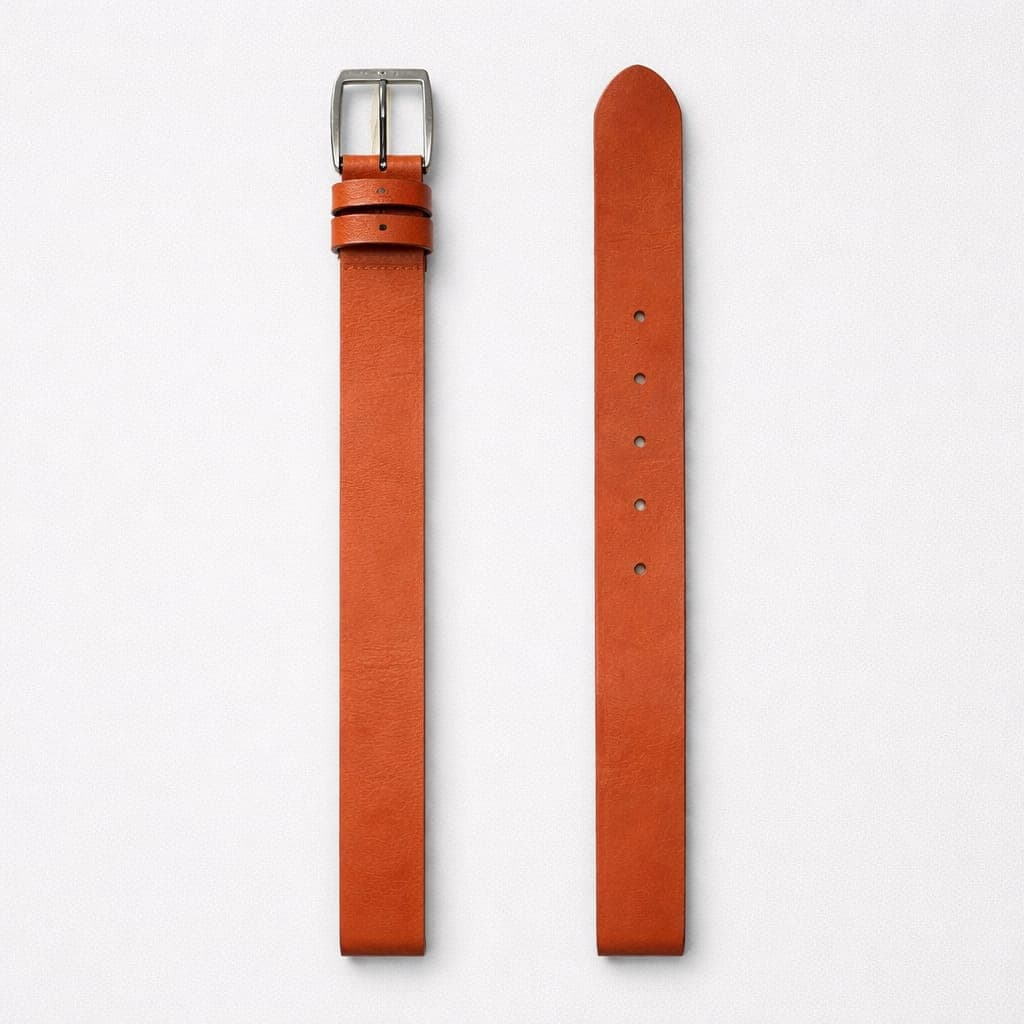 Diesel Premium Leather Buckle Belt For Men – Brown