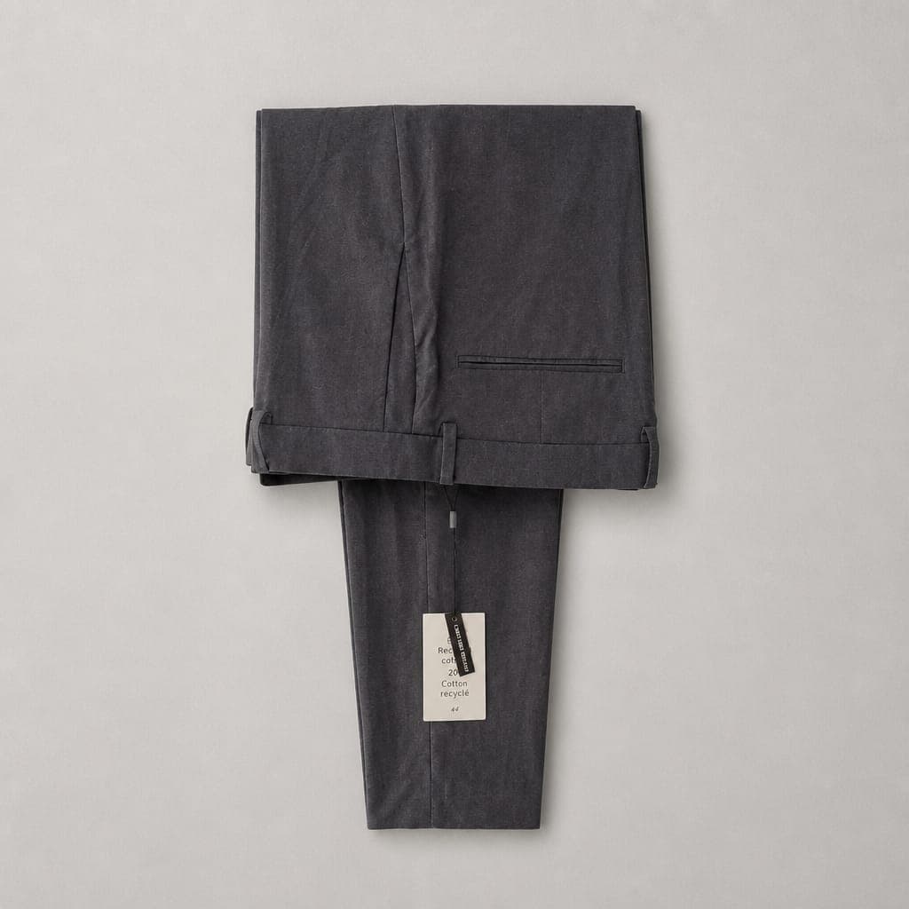 H&M Men's Slim Fit Smart Formal Pant Trouser – Charcoal Grey