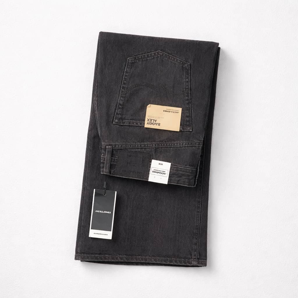 Jack & Jones Alex Baggy Men's Jeans – Stone Wash Grey