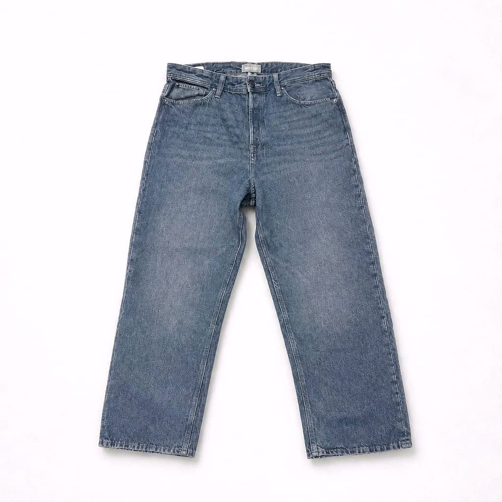 Jack & Jones Extra Baggy Fit Denim Jeans – Medium Blue Wash
