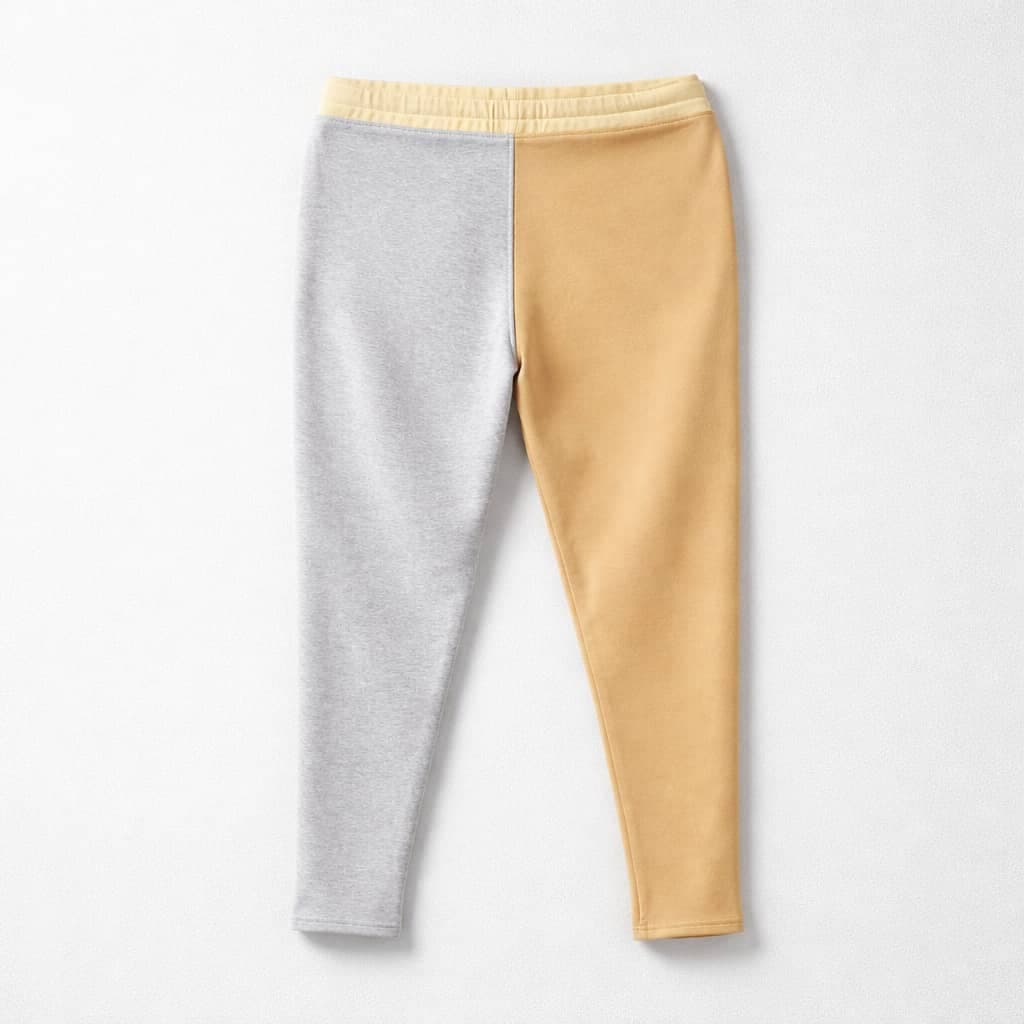Jack & Jones Men's Two-Tone Color-Block Draw String Joggers – Grey/Mustard Yellow
