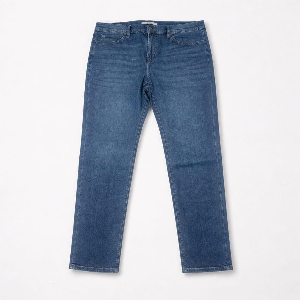 Joe’s Men’s Stretch Denim Jeans – Indigo Blue Faded Wash