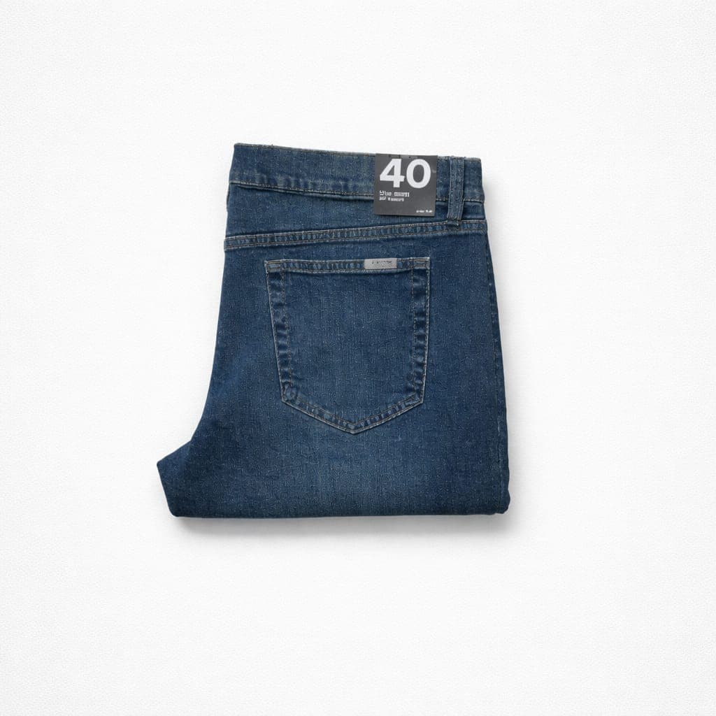 Joe’s Men’s Stretch Denim Jeans – Indigo Blue Faded Wash