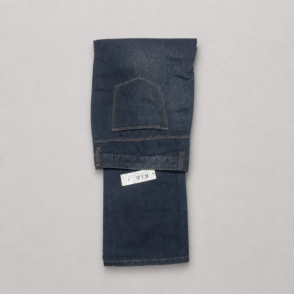 Kiabi Men's Straight Fit Jeans – Dark Wash Blue