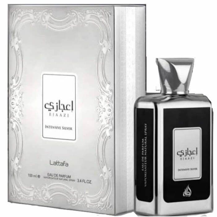 Lattafa Ejaazi Intensive Silver Eau de Parfum For Men – 100ml