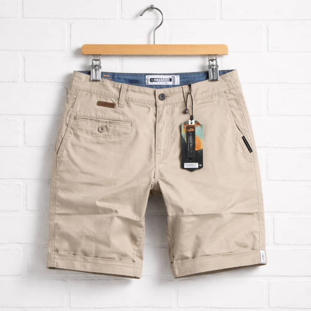 Legender's Aeronautical Classic Chino Shorts For Men – Biege