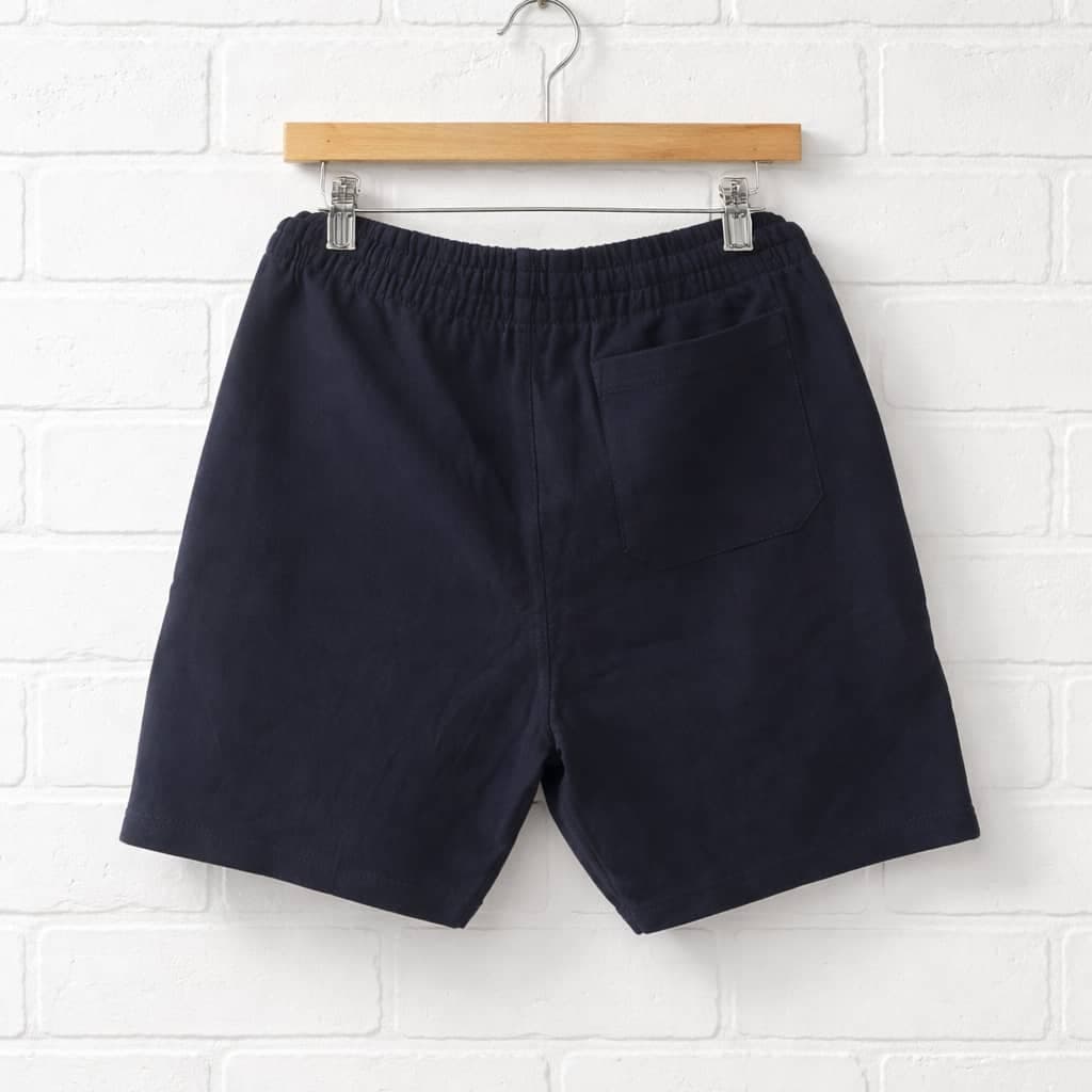 Men's Classic Draw String Jogger Shorts – Navy Blue