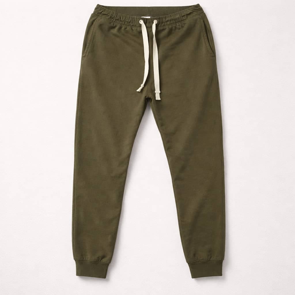 Men's Classic Draw-string Joggers – Olive Green