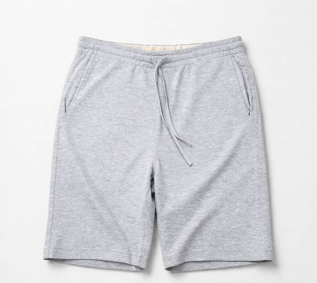 Men's Classic Drawstring Sweat Jogger Shorts – Ash