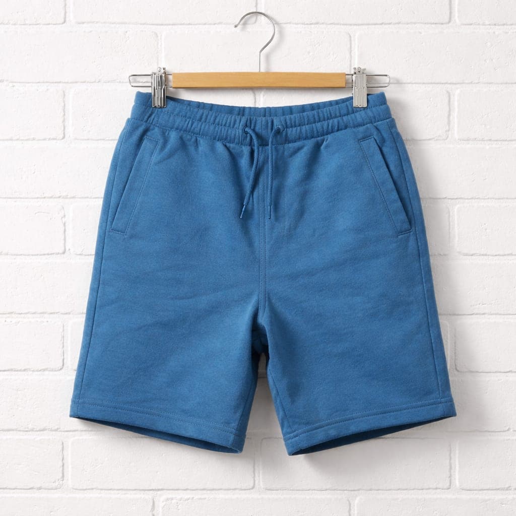 Men's Classic Drawstring Sweat Jogger Shorts – Royal Blue
