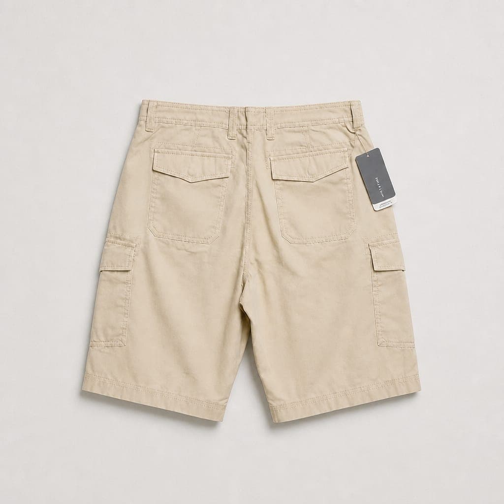 Men’s Classic Lightweight Utility Cargo Shorts – Light Beige