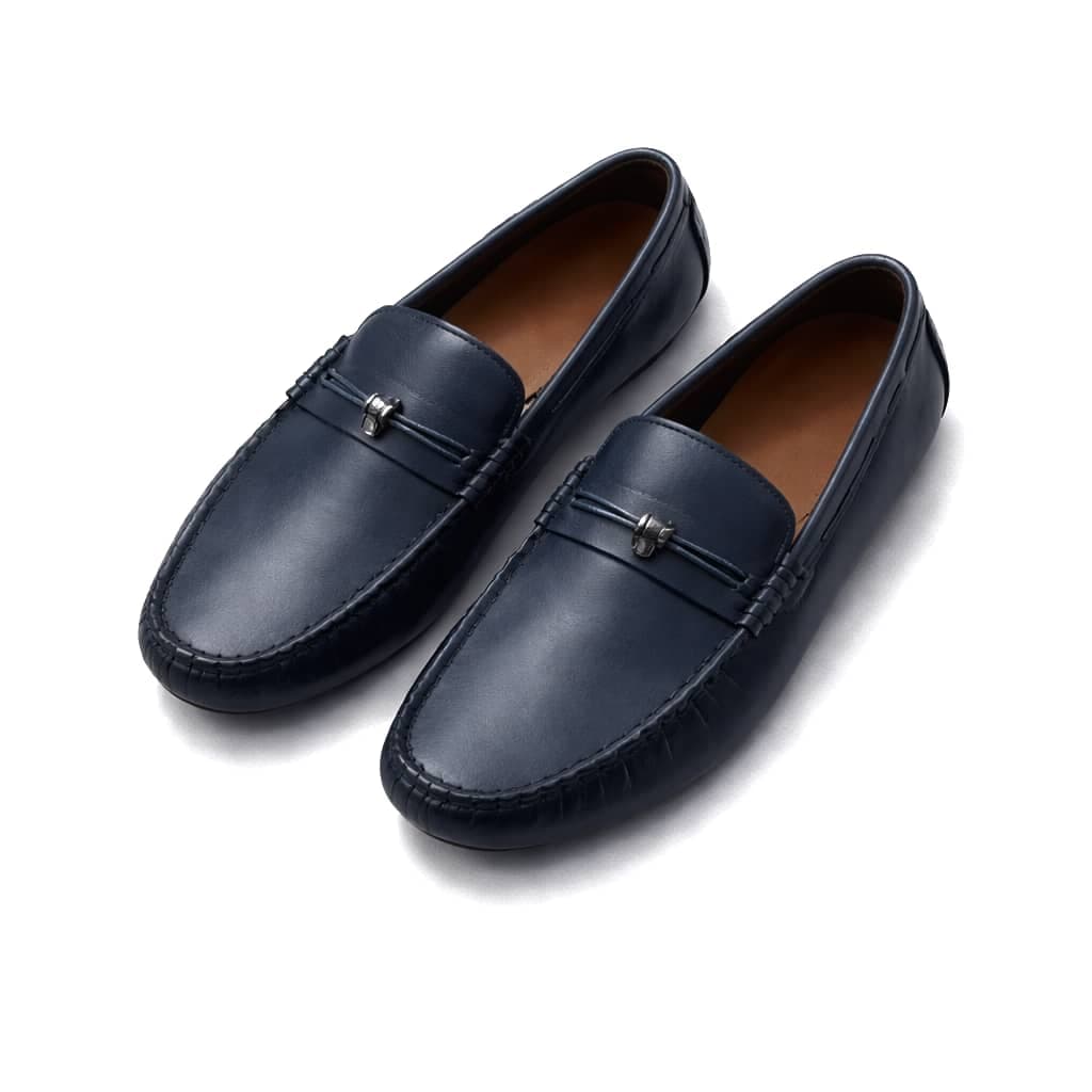 Men’s Elegant Slip-On Leather Loafers – Black
