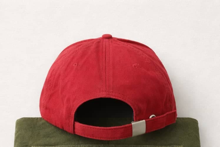 Men’s Flat Brim Snap-back Cap Bold Logo – Wine