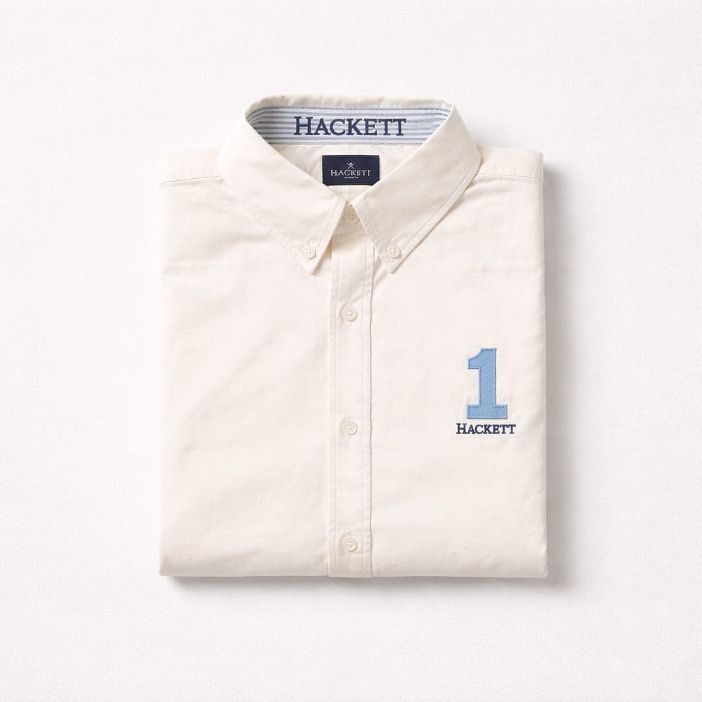 Men's Premium Heritage Oxford Long Sleeve Shirt – White