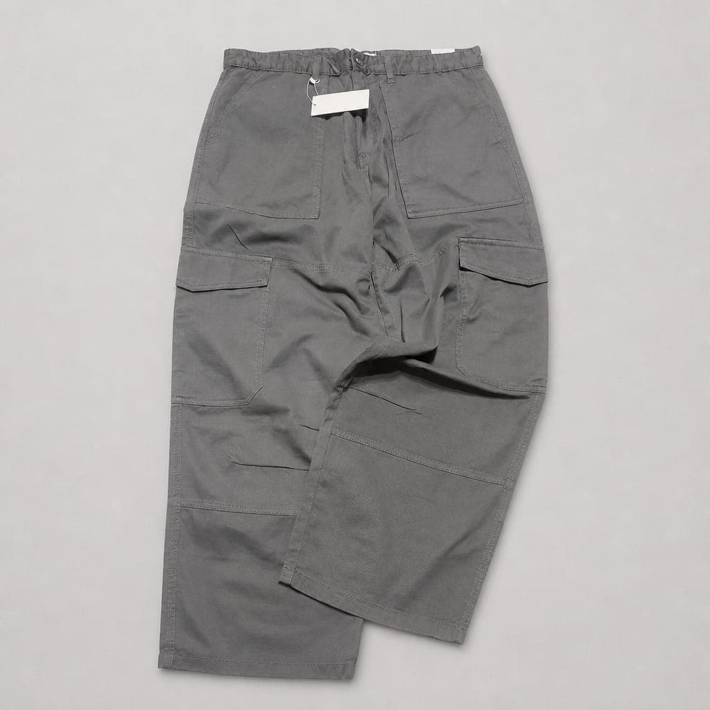 Men’s Multi-Pocket Cargo Trousers – Grey