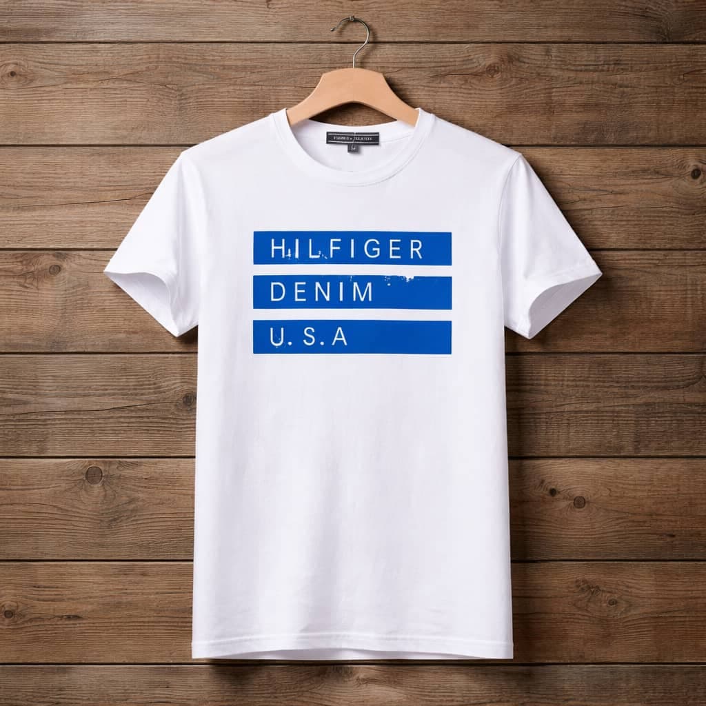 Men's Premium Graphic Print Crew Neck T-Shirt – White
