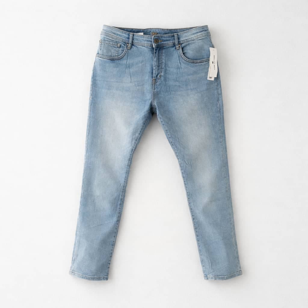 Tom Tailor Men's Regular Fit Stretch Denim Jeans – Light Blue