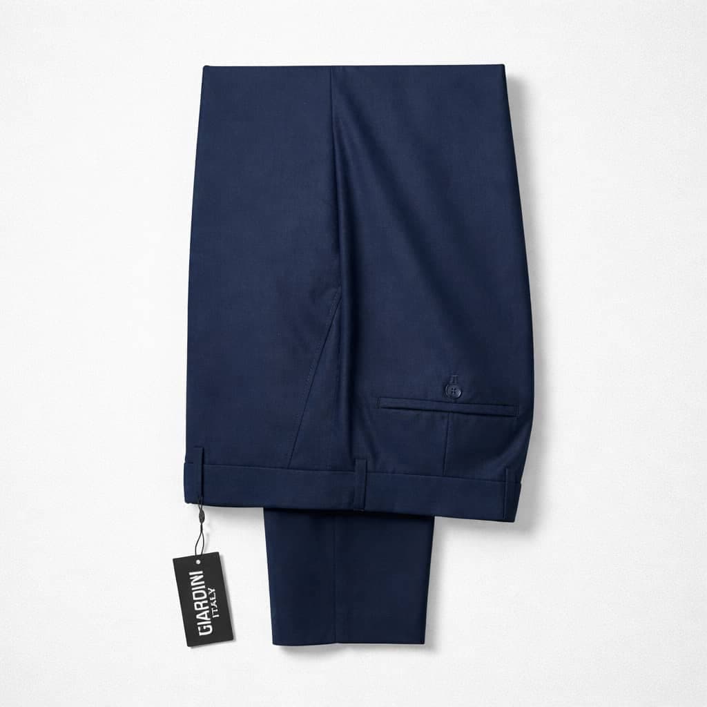 Men's Slim Fit Formal Dress Pant Trouser – Navy Blue
