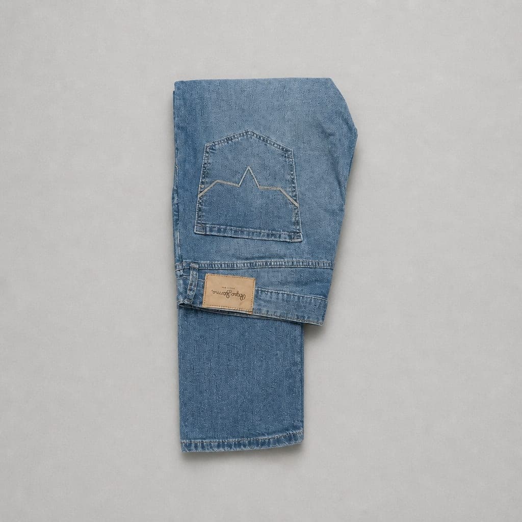 Pepe Jeans Men's Straight Fit Stretch Jeans – Light Wash Blue