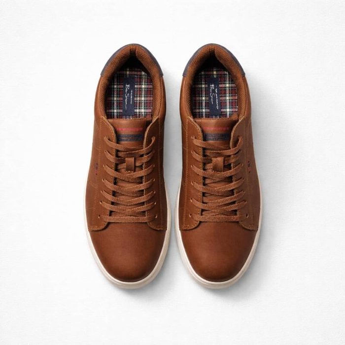 Ben Sherman Classic Low-Top Sneakers – Brown — image 3