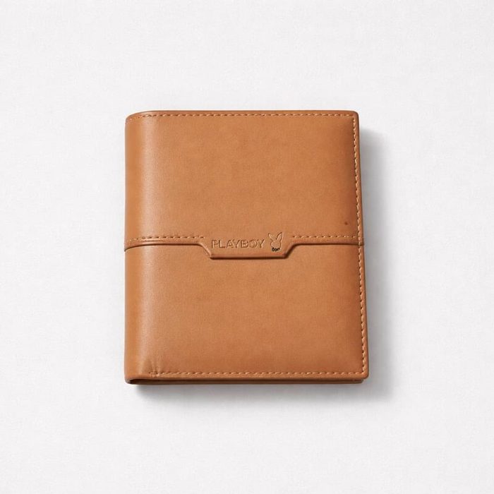 Bi-fold Leather Wallet For Men – Brown — image 1