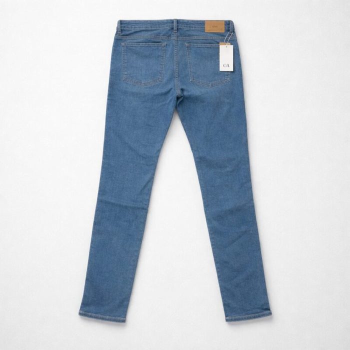 C&A Men’s Regular Fit Stretch Denim Jeans – Medium Blue Wash — image 3