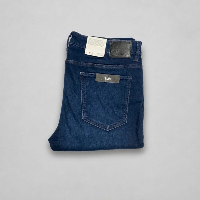C&A Men’s Straight Fit Stretch Jeans – Indigo Blue
