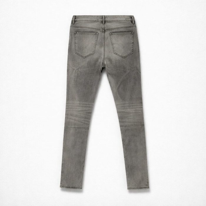 Celio Men’s Regular Fit Stretch Denim Jeans – Washed Grey — image 3