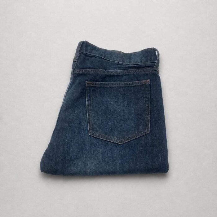 J.Crew Men’s Straight Fit Jeans – Dark Wash Blue