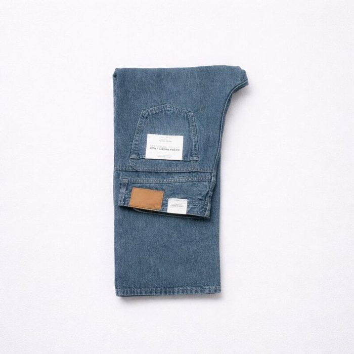 Jack & Jones Extra Baggy Fit Denim Jeans – Medium Blue Wash — image 1