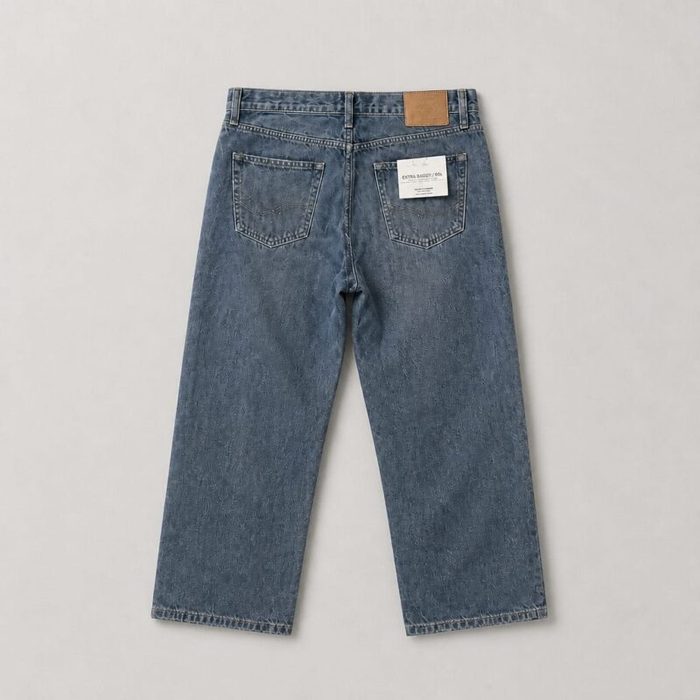 Jack & Jones Extra Baggy Fit Denim Jeans – Medium Blue Wash — image 3