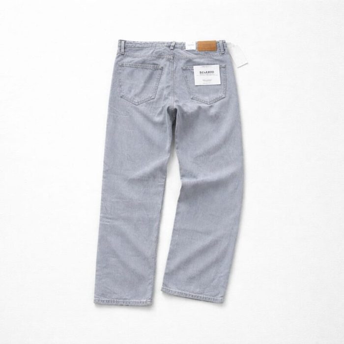 Jack & Jones Men’s Relaxed Fit Denim Jeans – Light Grey Wash — image 3