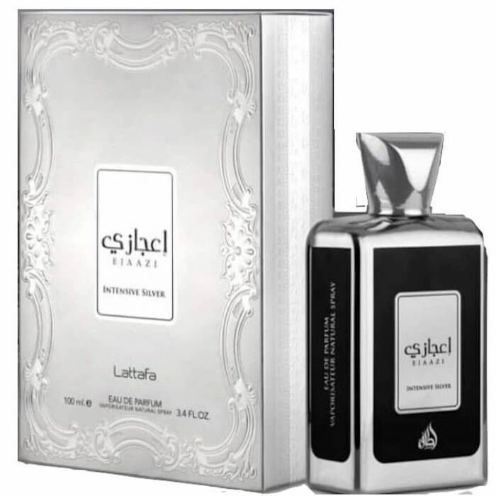 Lattafa Ejaazi Intensive Silver Eau de Parfum For Men – 100ml