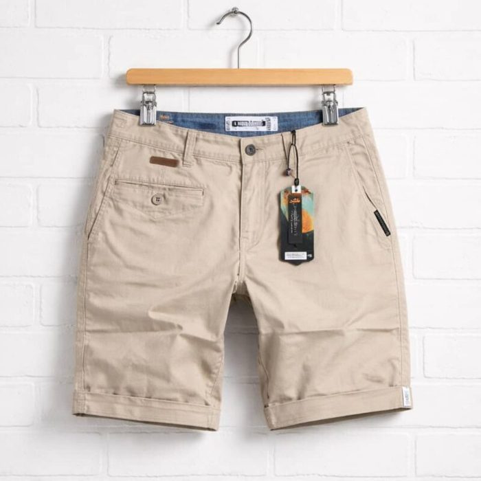 Legender’s Aeronautical Classic Chino Shorts For Men – Biege — image 1