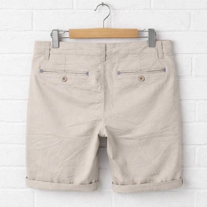 Legender’s Aeronautical Classic Chino Shorts For Men – Biege — image 3