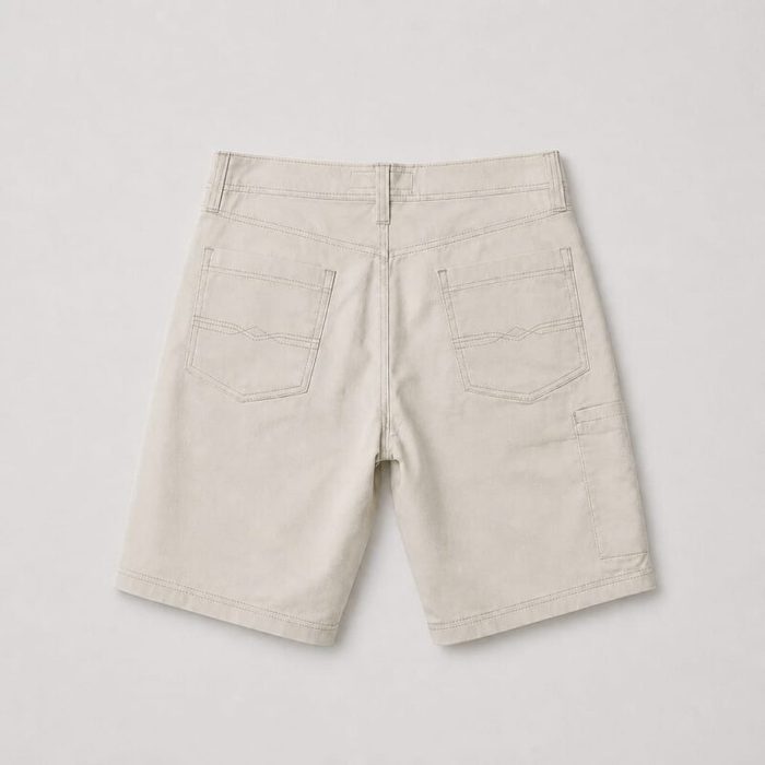 Levis Mens Classic Fit Utility Cargo Shorts Off White