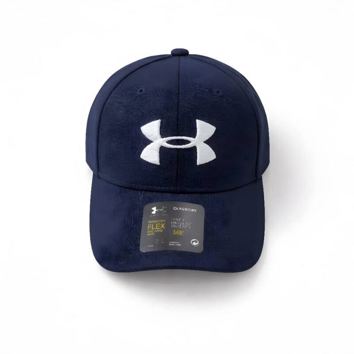 Mens Adjustable Base Ball Cap Navy Blue