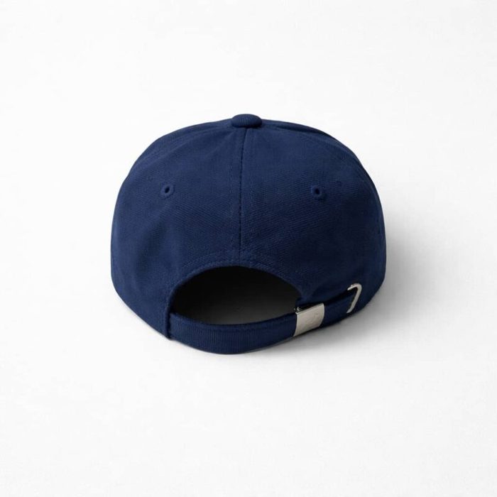 Mens Adjustable Base Ball Cap Navy Blue