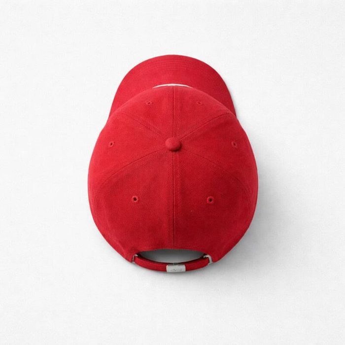 Mens Adjustable Base Ball Cap Red