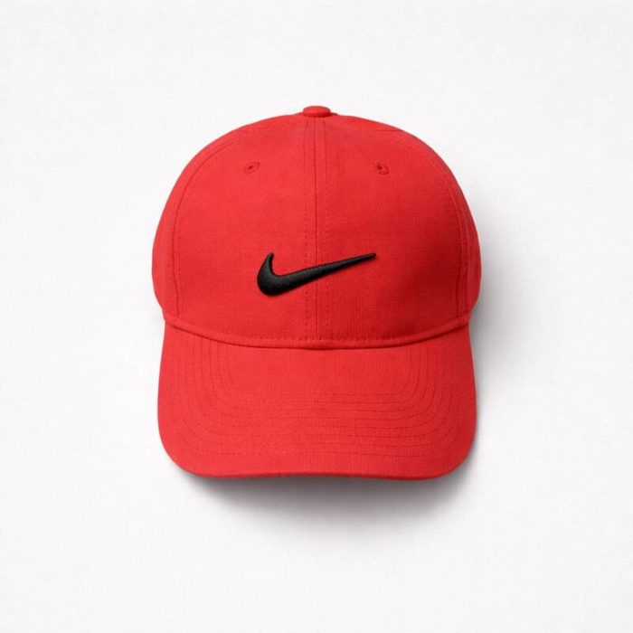 Men’s Adjustable Sport Cap – Red — image 1