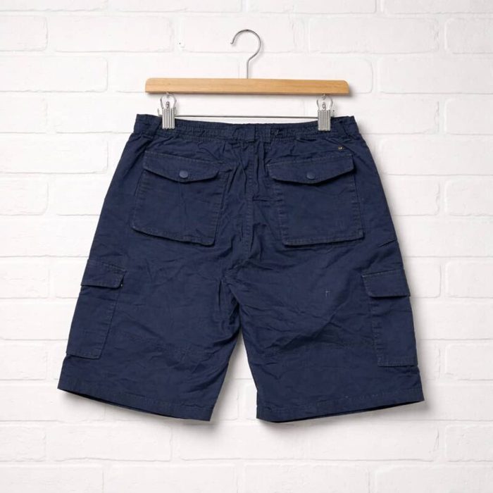 Men’s Belted Cargo Short – Navy Blue — image 2
