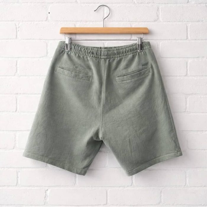Mens Classic Draw String Jogger Short Sage Green