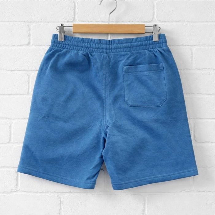 Men’s Classic Drawstring Sweat Jogger Shorts – Royal Blue — image 2