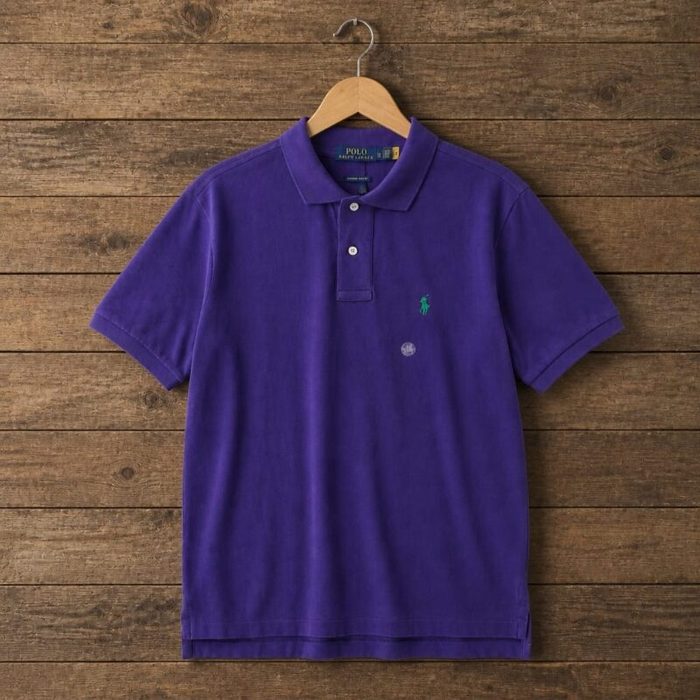 Men’s Premium Embroidered Polo Shirt – Royal Purple — image 1