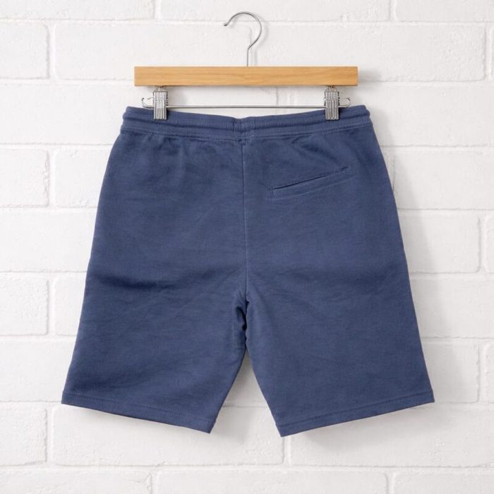 Men’s Classic Drawstring Sweat Jogger Shorts – Navy Blue