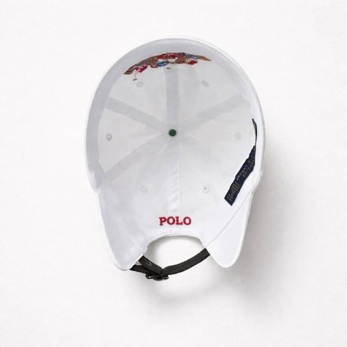 Men’s Embroidered Adjustable Baseball Cap – White — image 4