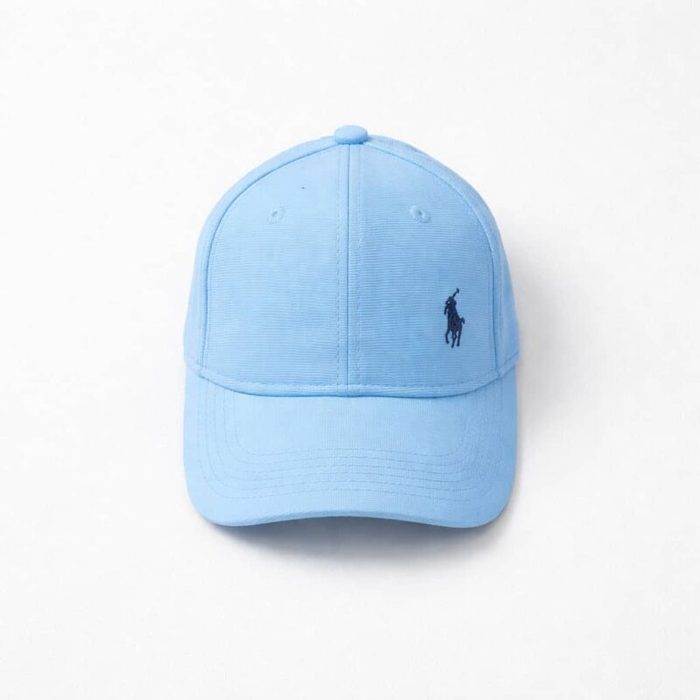 Men’s Embroidered Pony Baseball Cap – Sky Blue — image 1